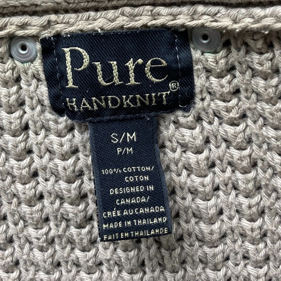 Pure Handknit drape effect cardigan with stud detail - Picture 2 of 11